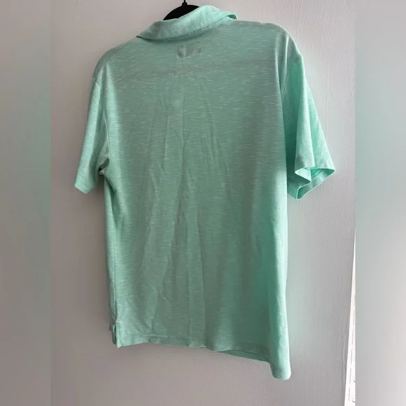 PGA Tour Mint Men's Green Short Sleeve Collar Polo Golf Casual Shirt Medium - Picture 8 of 8